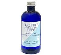 POO FREE - Soothing Shampoo for Dogs - 99% Natural - Aloe Vera, Orange, Lavender. Sulfate/Parabens Free. Cleans, Soothes, Relieves Itchy Skin. pH Balanced, Concentrated. 250ml