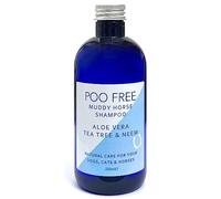 POO FREE Tea Tree & Neem Muddy Horse Shampoo - Deep Cleansing & Skin Resilience - 99% Natural & pH Balanced - 250ml