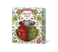 Poo-Pourri Deck The Stalls Gift Set, Berry and Bright 2 Fl Oz and Balsam Bum 2 Fl Oz - Cranberry, Cinnamon, Balsam Fir and Cedarwood