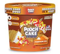 Pooch Cake Express Microwave Cake in a Cup for Dogs (Pumpkin) - Just Add Water & Microwave, Ready in 2 Minutes - Made in USA - Sprinkles, Cake Mix and Icing Mix