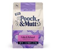Pooch & Mutt - Calm & Relaxed Minis (Small Sized Kibble), Complete Dry Dog Food Grain Free, for Calming Hyperactive or Anxious Dogs, Turkey and Sweet Potato, 2kg