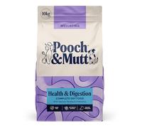 Pooch & Mutt - Health & Digestion Complete Dry Dog Food Grain Free (Regular Sized Kibble), for Senstive Stomachs and Digestion Health, Salmon and Sweet Potato, 10kg (packaging may vary)