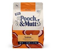 Pooch & Mutt - Primal Complete Dry Dog Food (Small Sized Kibble), Grain Free High Protein Dog Food, Vension Lamb and Duck, 2kg