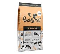Pooch & Mutt - Primal High Protein Dry Dog Food, Lamb & Ostrich, 10kg | Regular Sized Kibble, High Protein, Grain Free, Joint Support, Prebiotics