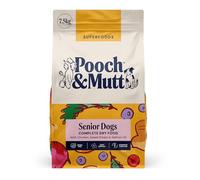 Pooch & Mutt - Senior Superfood Complete Dry Dog Food, Chicken, 7.5kg | Regular Sized Kibble, For Older Dogs, Grain Free, Complete Dog Food, Packaging May Vary
