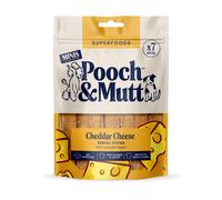 Pooch & Mutt - Training Dog Small Dental Sticks, Cheddar Cheese Flavour Dog Dental Chew, 1 pack of 7 sticks