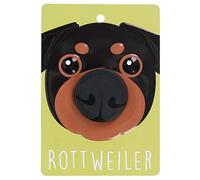 Pooch Pals Rottweiler Dog Lead Holder Wall Mounted Plaque Pop-Out Hook Hanger