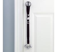 PoochieBells Adjustable Size Dog Doorbell for Potty Training Dog-Safe Bells with Soft Distinct Bell Sound Made in USA Durable Strap w/Trainer Endorsed Instructions for Puppies and Dogs
