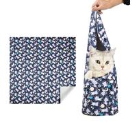 Poochies Sprouts Cat Wrap for Cutting Nails, Cat Wrap to Prevent Escape（21.7''X21.7'', Cat Swaddle Wrap for Kittens, Self-Adhesive Cat Burrito Wrap Can Be Applied to Cat Nail Trimming, Large