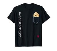 Poochon in pocket Puppy Dog Lover Cute Poodle cross gift T-Shirt