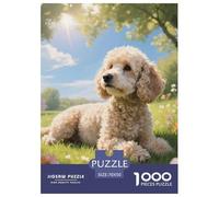 Poodle 1000 Piece Adults Puzzle Kids Age Games Puzzle Game Animal Difficult Impossible Challenging & Brainteasing 70x50cm/1000pcs