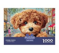 Poodle 1000 Piece Adults Puzzle Kids Age Gifts Gifts Birthday Difficult Impossible Challenging & Brainteasing 70x50cm/1000pcs