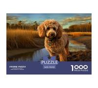 Poodle 1000 Piece Jigsaw Puzzle for Adults - Pet Dog Includes Whimsies, Rewarding, DIY Wall Decor, 'What Happens Next' 70x50cm/1000pcs