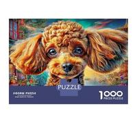 Poodle 1000 Piece Jigsaw Puzzle for Family - Fun Challenge for Adults & Kids, 38x26cm/1000pcs