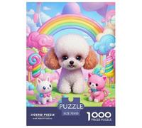 Poodle 1000 Piece Paper Jigsaw Puzzle Colourful Educational Games for Adults And Kids 70x50cm/1000pcs