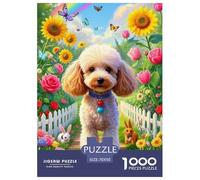 Poodle 1000 Piece Paper Jigsaw Puzzle What Happens Next Educational Games for Adults And Kids 70x50cm/1000pcs
