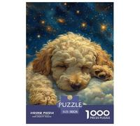 Poodle 1000pcs Paper Jigsaw Puzzles Animation Impossible Puzzle Educational Games for Adults And Kids 38x26cm/1000pcs