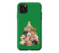 Poodle Christmas Tree Festive Curly Dog Celebration Case for iPhone 11 Pro Max