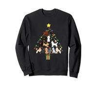 Poodle Christmas Tree, We Woof You a Merry Christmas Sweatshirt