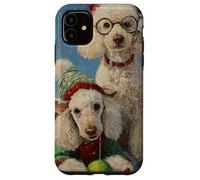 Poodle Dog Christmas Snow Holiday Art Case for iPhone 11
