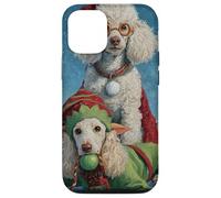 Poodle Dog Christmas Snow Holiday Art Case for iPhone 12/12 Pro