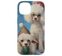 Poodle Dog Christmas Snow Holiday Art Case for iPhone 14