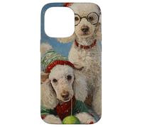 Poodle Dog Christmas Snow Holiday Art Case for iPhone 14 Pro Max