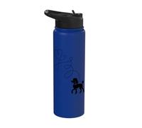 Poodle Dog Lovers 50s Sock Hop Rockabilly 1950s Dance Doo Stainless Steel Insulated Water Bottle