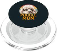 Poodle Dog Mom Retro Vintage Funny My Dogs Are My Cardio PopSockets PopGrip for MagSafe