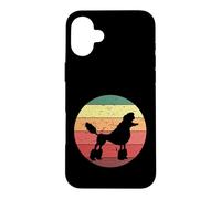 Poodle Dog Retro Case for iPhone 16 Plus