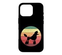 Poodle Dog Retro Case for iPhone 16 Pro