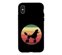 Poodle Dog Retro Case for iPhone X/XS