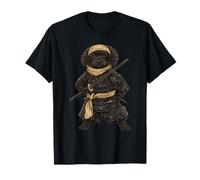 Poodle Dog Samurai Art T-Shirt
