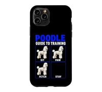 Poodle Dog Training Guide Sit Paw Fetch Stay Funny Case for iPhone 11 Pro