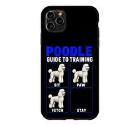 Poodle Dog Training Guide Sit Paw Fetch Stay Funny Case for iPhone 11 Pro Max