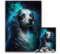 Poodle Dog Visionary JigsawPuzzle 1000 Pieces for Adults Challenging Puzzles Brain Teaser, Adult Game, Family Interactive Activity 50x75CM/19.68x29.52inch