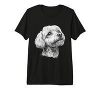 Poodle Doodle Dog Sketch Art Drawing Canine Premium T-Shirt