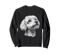 Poodle Doodle Dog Sketch Art Drawing Canine Sweatshirt