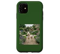 Poodle Garden Path Floral Cottage Bloom Scene Case for iPhone 11