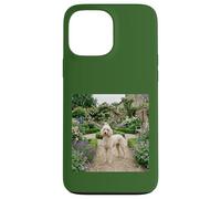 Poodle Garden Path Floral Cottage Bloom Scene Case for iPhone 13 Pro Max