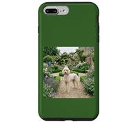 Poodle Garden Path Floral Cottage Bloom Scene Case for iPhone 7 Plus/8 Plus