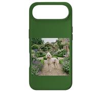 Poodle Garden Path Floral Cottage Bloom Scene Case for iPhone Air