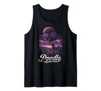 Poodle Graphic - Poodle Lovers Valley Dusk Tank Top