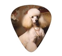 poodle guitar pick set, 3 different thicknesses, 12 pieces for a variety of instruments