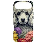 Poodle Hiding in Spring Flowers Case for iPhone Air