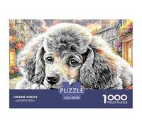 Poodle in CityElegant Jigsaw Puzzles for Adults Presenting 1000 Advanced And Challenging Educational Games Designed for Women And Men Alike - These Jigsaw Puzzles Are Ideal for Adults An