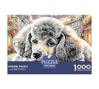 Poodle in CityMythic Jigsaw Puzzles for Adults Featuring 1000 Advanced, ‘Near-Impossible’ Difficulty Challenging Puzzle Games for Both Women And Men - These Mythic Jigsaw Puzzles Are Crafted for Adul