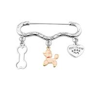 Poodle Mom Gift Poodle Lady Gift Poodle Jewelry Standard Poodle Lover Gift Poodle Charm Brooch Pin (poodle pin eu)