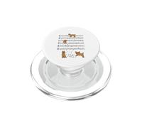 Poodle Music Note Musician dog lover poodles dogs PopSockets PopGrip for MagSafe