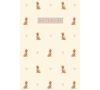 Poodle Notebook: Cute Aesthetic Lined Journal for Brown Poodle Dog Lovers